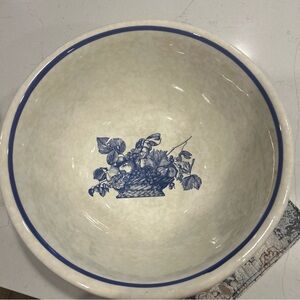 Floral Design Ceramic Bowl